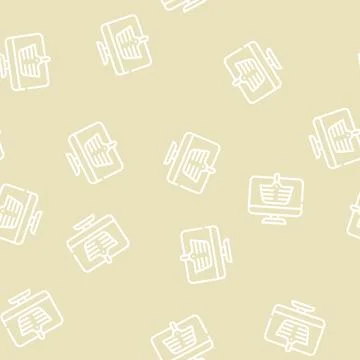 Internet shopping line icon vector black illustration Stock Illustration