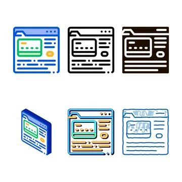 Internet shopping minimal payment vector thin line icon Stock-Illustration