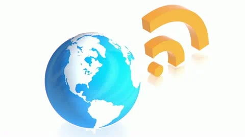 Internet sign Stock Footage 11883291