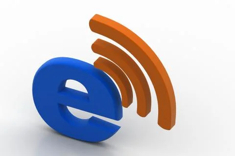 Internet sign Stock Illustration