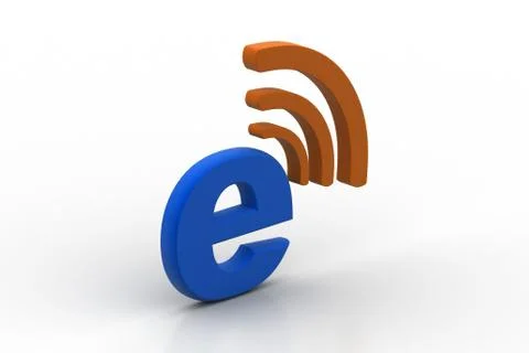 Internet sign Stock Illustration