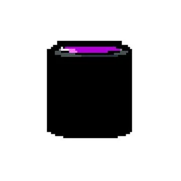 Internet smart speaker game pixel art vector illustration イラスト素材