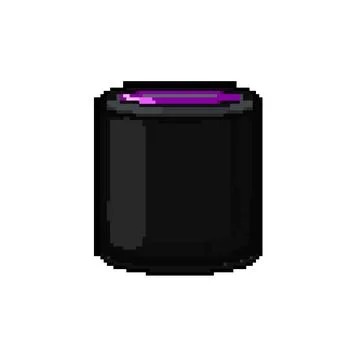Internet smart speaker pixel art vector illustration 스톡 일러스트