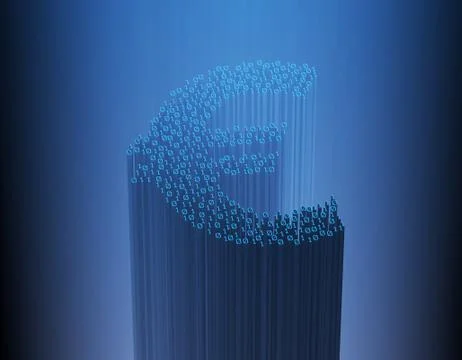 Internet Smart Technology, Euro, Internet Finance Illustration