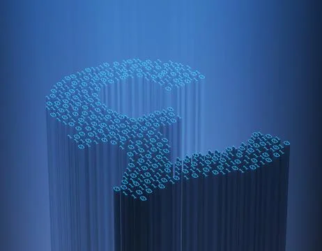 Internet Smart Technology, Pound Sterling, Internet Finance Illustration