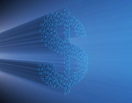 Internet Smart Technology, US Dollar, Internet Finance Ilustración de archivo