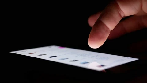 Internet on smartphone, iPhone Stock Footage 161354145