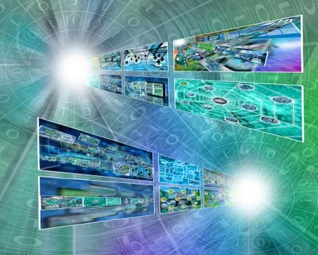 Internet space Illustration