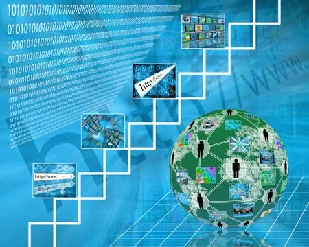 Internet space Illustration