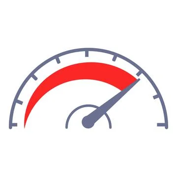 Internet speed technology icon, cartoon style Stock Illustration