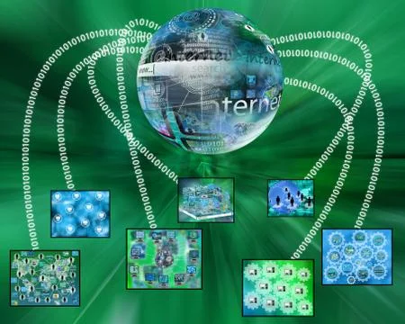 Internet sphere イラスト素材