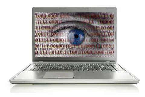 Internet spy 写真素材