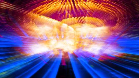 Internet Streaming Abstraction Stock Illustration
