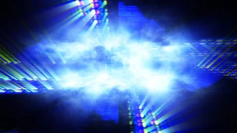 Internet Streaming Abstraction Stock Illustration
