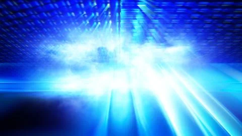 Internet Streaming Abstraction Stock Illustration