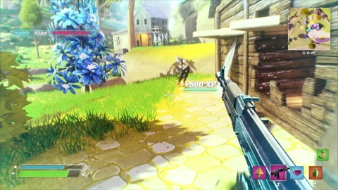 Internet Streaming Concept Losing To Enemy Players In Battle Royale Simulator Stock Footage 292812222