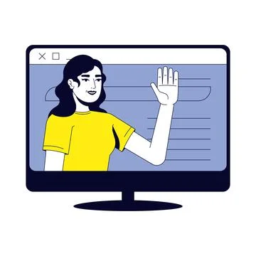 Internet support vector illustration concept Stock Illustration