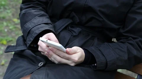 Internet surfing in the phone Stock Footage 89650405
