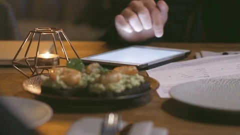 Internet surfing while waiting friends. Stock Footage 99565372