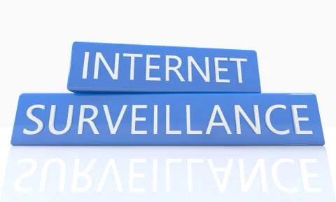 Internet surveillance Stock Illustration