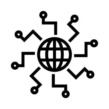 Internet Symbol. Browser and web icon. Vector. 스톡 일러스트