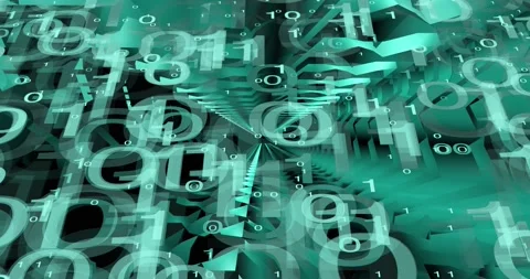 Internet symbol business data digital matrix, number code abstract computer Stock Footage 150008735