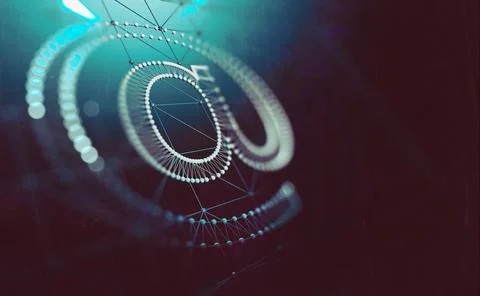 Internet symbol in the dark or deep web Illustrazione stock