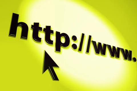 Internet symbol www Stock Illustration