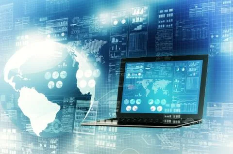Internet Technology Concept Stock Illustration