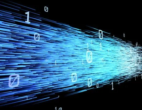 Internet technology, data transmission and storage Stock Illustration