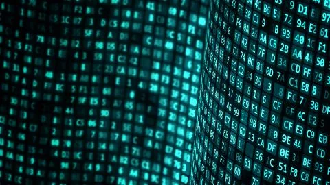 Internet technology display data flow concept Stock Illustration