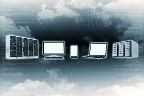 Internet Technology Equipment Stock Illustration