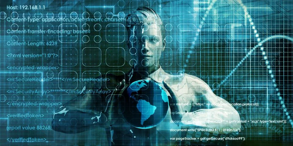 Internet Technology Stock Illustration