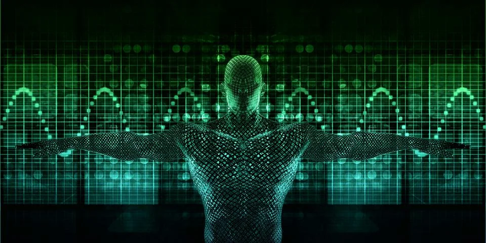 Internet Technology 库存插图
