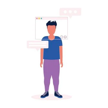 Internet technology Illustration