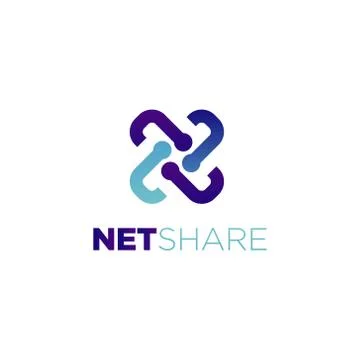 Internet Technology Share Logo Symbol Icon Stock Illustration