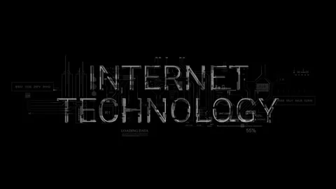 Internet Technology tint HUD word text style of computer Data Stock Footage 292107184