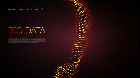 Internet technology vector illustration. Big data iot. Digital communication Illustrazione stock