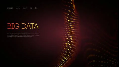 Internet technology vector illustration. Big data iot. Digital communication Illustrazione stock