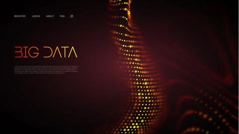 Internet technology vector illustration. Big data iot. Digital communication Stock Illustration