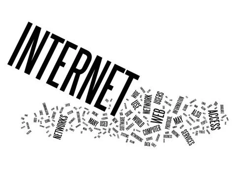 Internet text cloud An image of a nice internet text cloud Copyright: xZoo... Foto stock