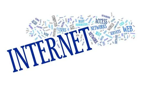 Internet text cloud An image of a nice internet text cloud Copyright: xZoo... Foto stock