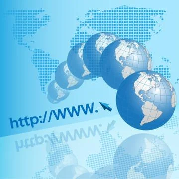 Internet texture Stock Illustration
