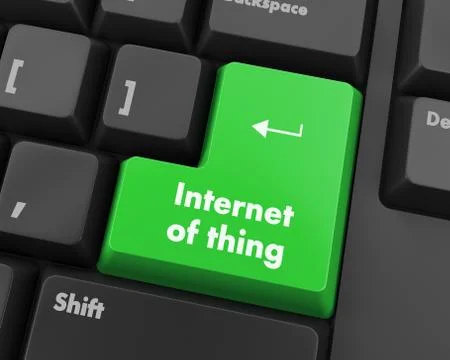 Internet of thing 库存插图