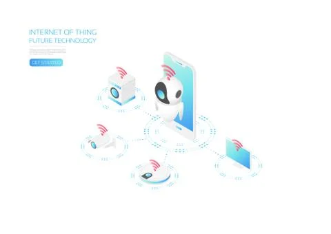 Internet of thing Stock Illustration