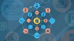 Internet Of Things And Smart Home Infographics Stock After Effects