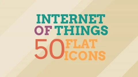 Internet Of Things and Smart Home Icon Set Stock After Effects