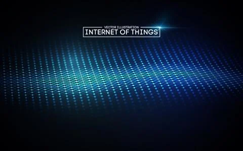 Internet of things background. Iot technology background EPS 10 스톡 일러스트