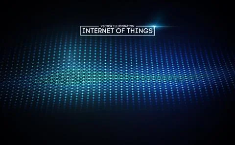 Internet of things background. Iot technology background EPS 10 스톡 일러스트