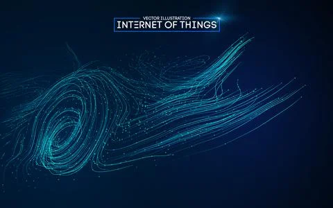 Internet of things background. Iot technology background EPS 10 스톡 일러스트